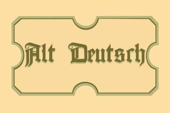 Alt Deutsche Font Review
