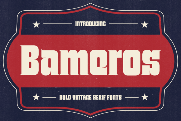 Bameros: Bold Serif for Digital Marketing