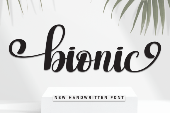 Bionic: A Bold Handwritten Font