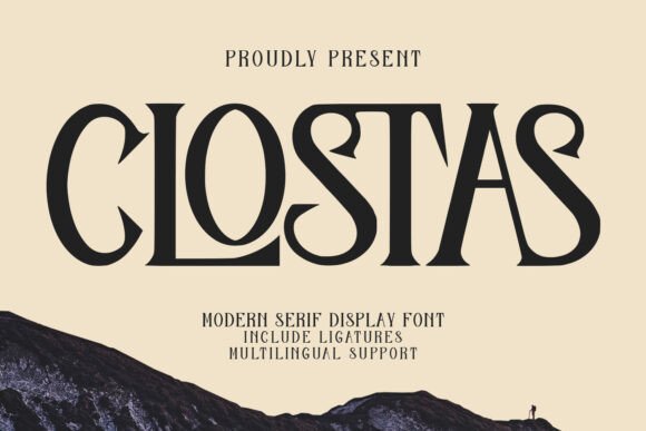 Clostas: A Serif Display Font That Feels Like Home