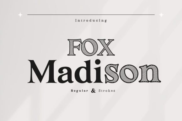 Fox Madison Font for Creative Projects