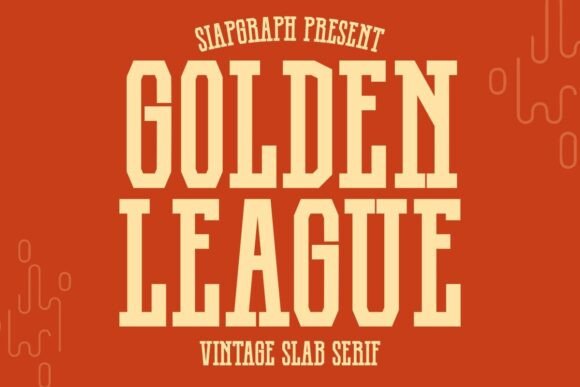 Golden League: A Festive Slab Serif for Editorial Warmth