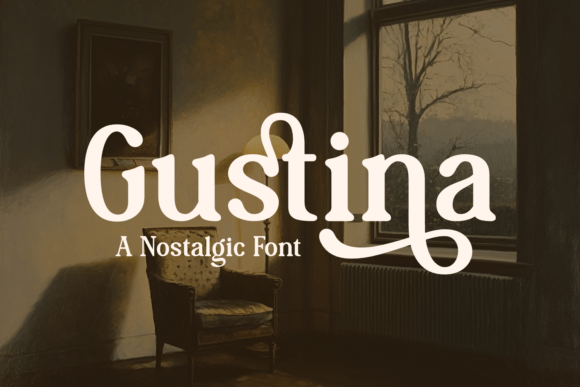 Gustina Font for Business Branding