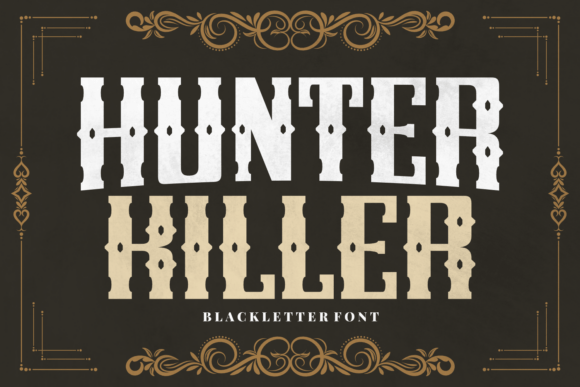 Hunter Killer Font: Bold and Timeless