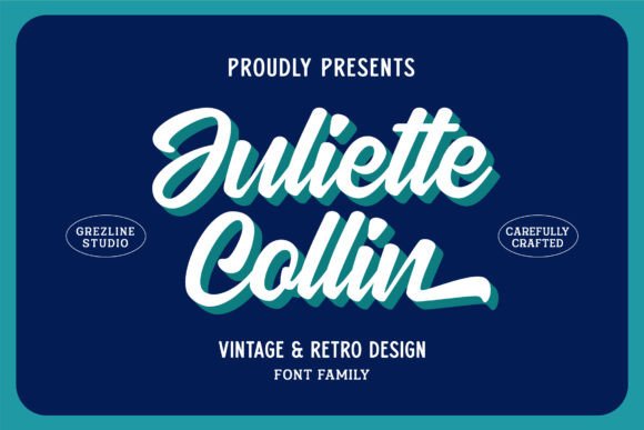 Juliette Collin: A Vintage Script Font