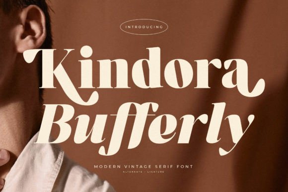 Kindora Bufferly: A Luxurious Serif Font