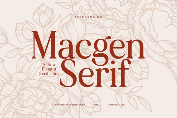 Macgen: A Serif Font for Elegant Branding