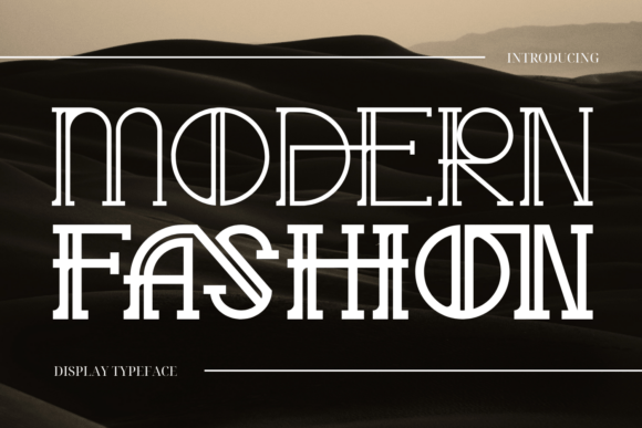Modern Fashion Font: Elegant Design