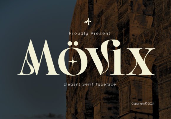 Movix: A Serif Font for Craft Creators
