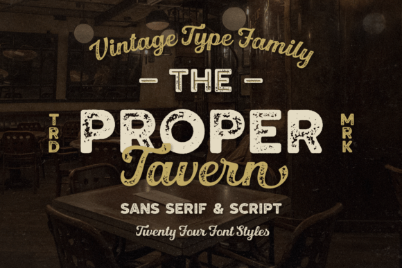 Proper Tavern Font for Business
