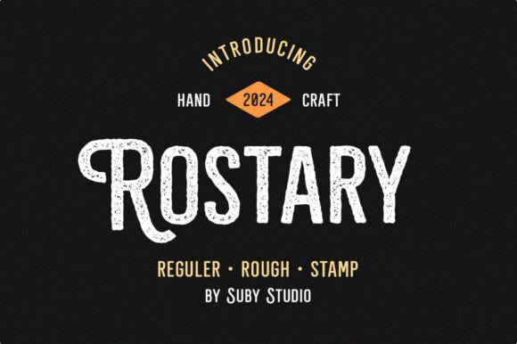 Rostary: A Vintage-Inspired Font for Modern Campaigns