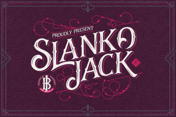 Slanko Jack: Vintage Serif Font for Craft Creators