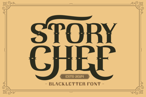 Story Chef Font for Creative Projects