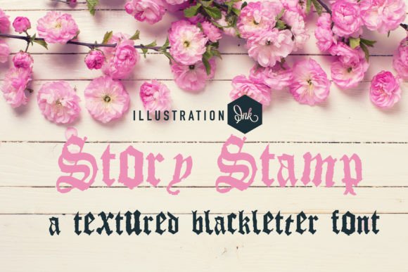 Story Stamp Font for Creative Makers