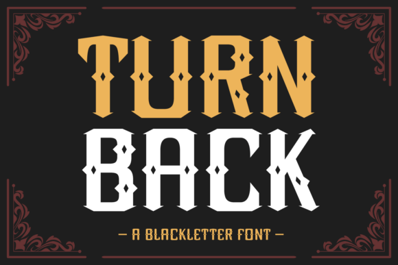 Turn Back: A Vintage Font for Timeless Branding