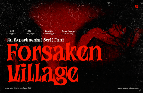 Ut Forsaken Village: A Haunting Font for Bold Branding