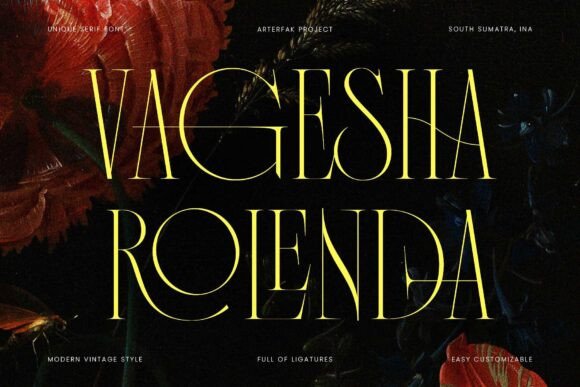 Vagesha Rolenda: A Vintage Serif Font