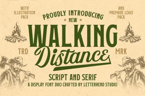 Walking Distance: A Vintage Font Duo That Anchors Your Message